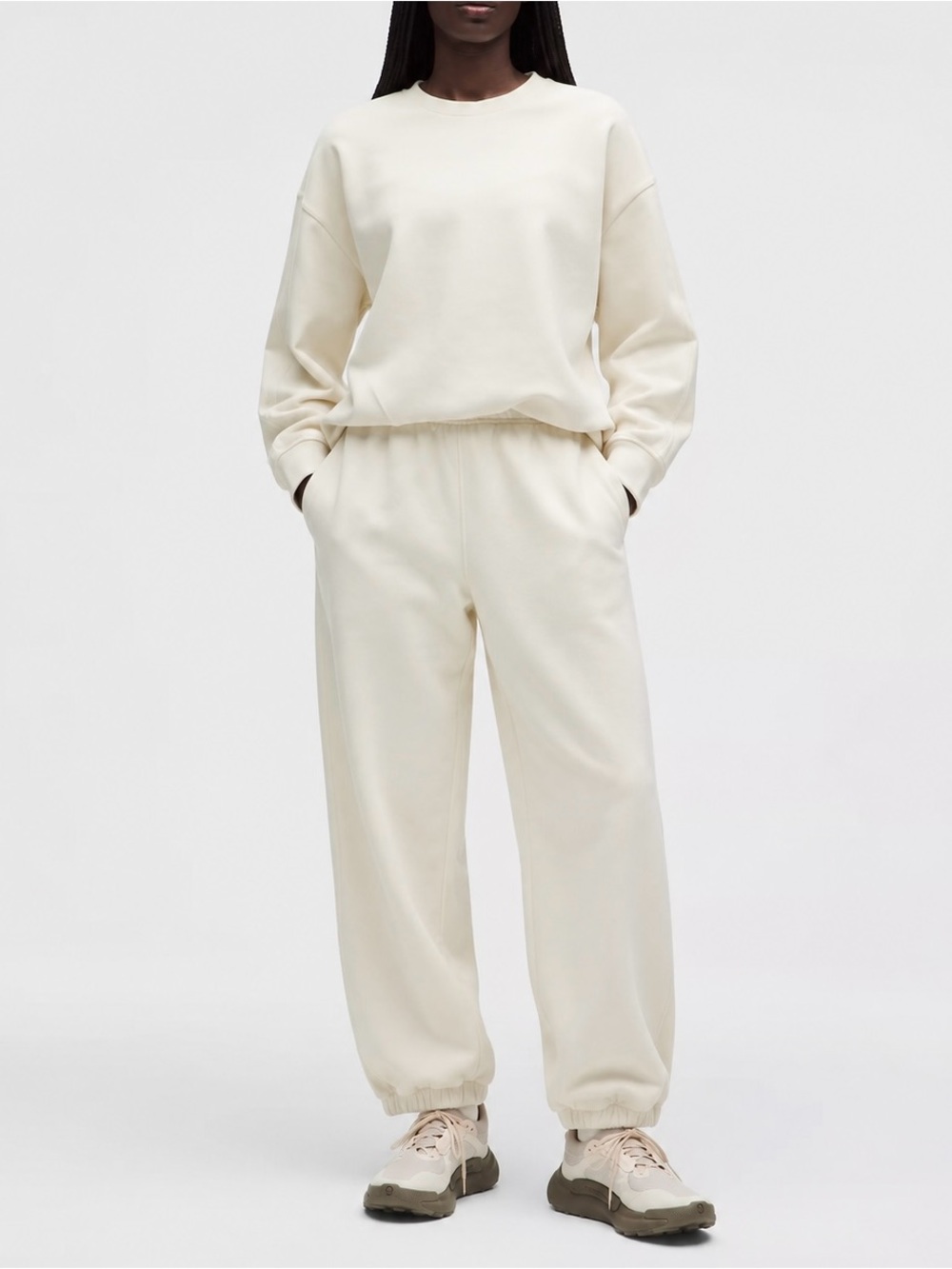 lululemon athletica Cream Relaxed Track sets